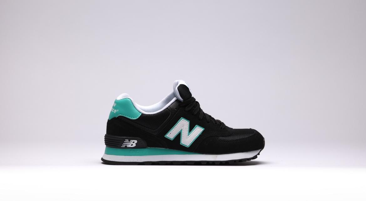 New balance 574 hotsell black mint